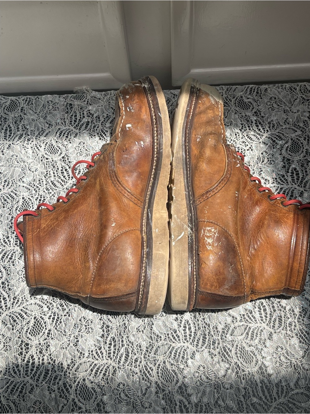Red Wing 1907's Copper Rough & Tough Leather Moc Toe Boots US 11